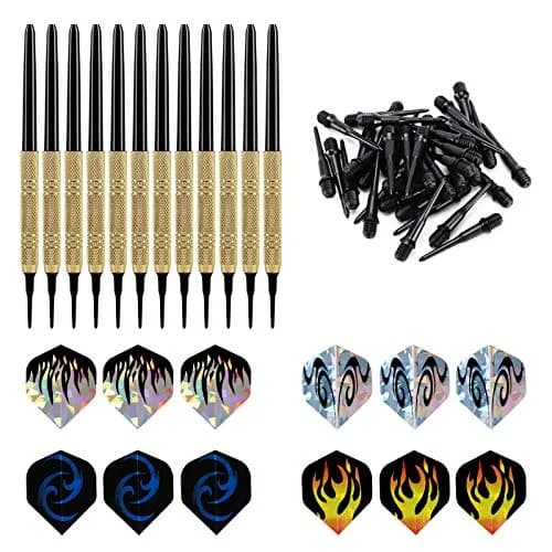 Accmor Soft Tip Darts Set 14g | 12 Pcs + Extra Tips for Electronic & Plastic Dartboards thumbnail 4