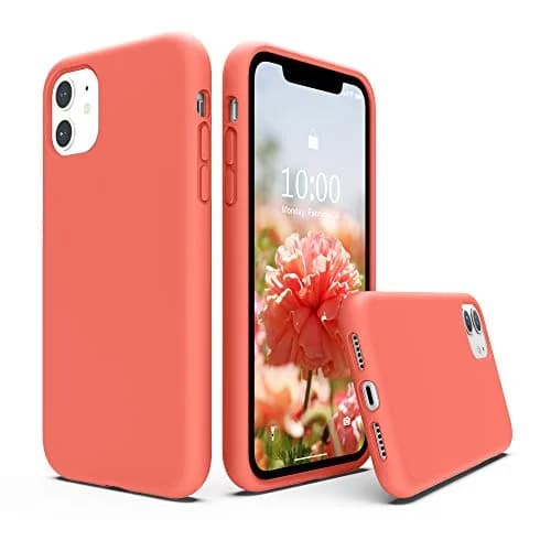 SURPHY Compatible with iPhone 11 Case 6.1 inch | Thickening Liquid Silicone with Microfiber Lining thumbnail 1