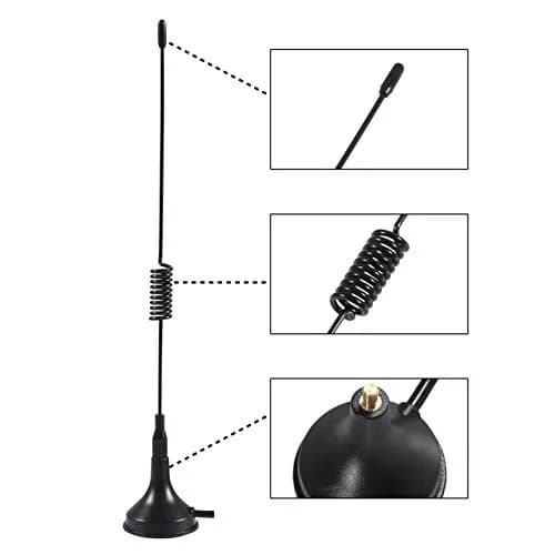 ACEIRMC FM Stereo Antenna 75 Ohm Magnetic Base Indoor Table Top Radio Receiver Antenna | Improved FM Reception thumbnail 3