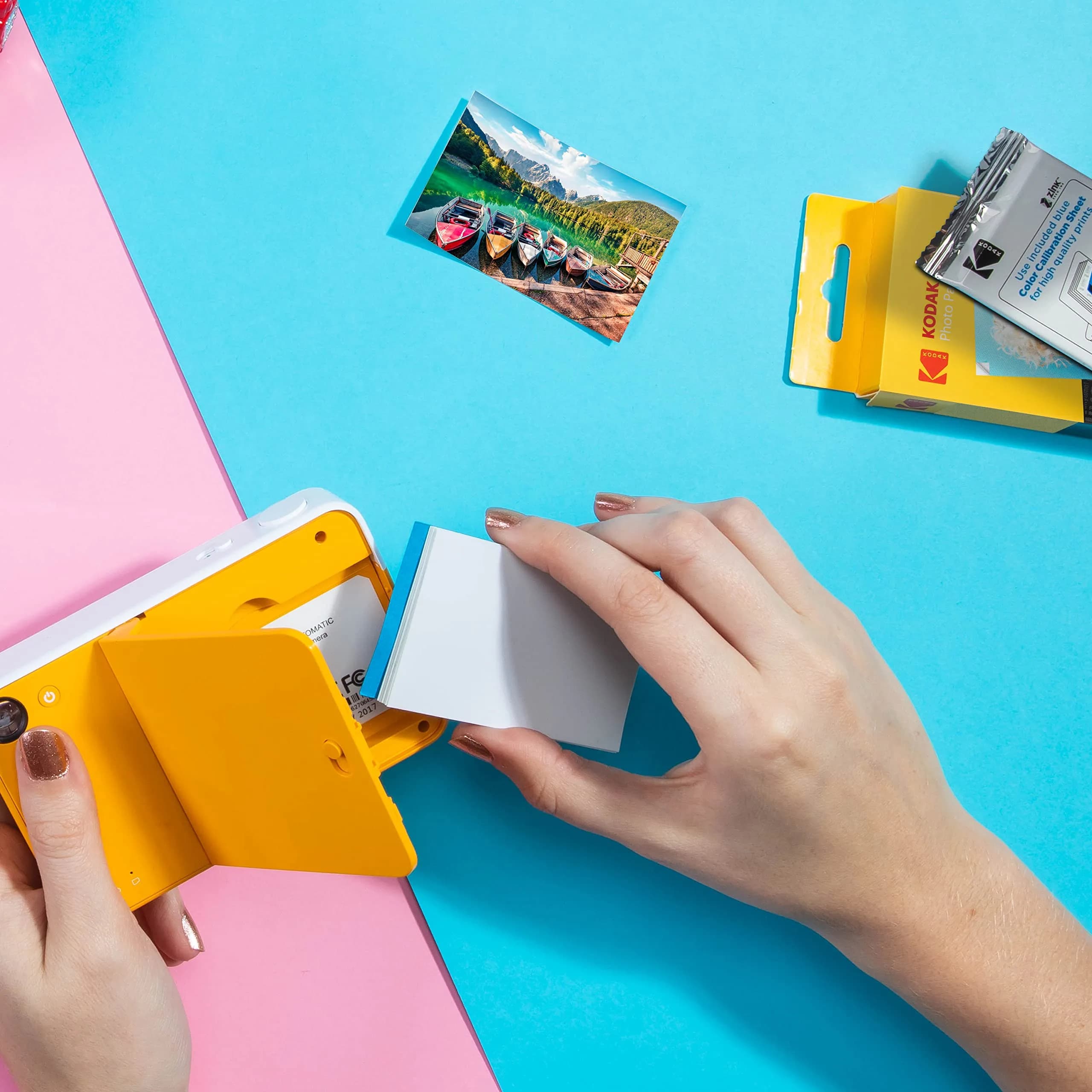 KODAK 2x3 Premium Sticky-Backed ZINK Photo Paper 100 Sheets | Fade-Resistant & Water-Resistant - view 4