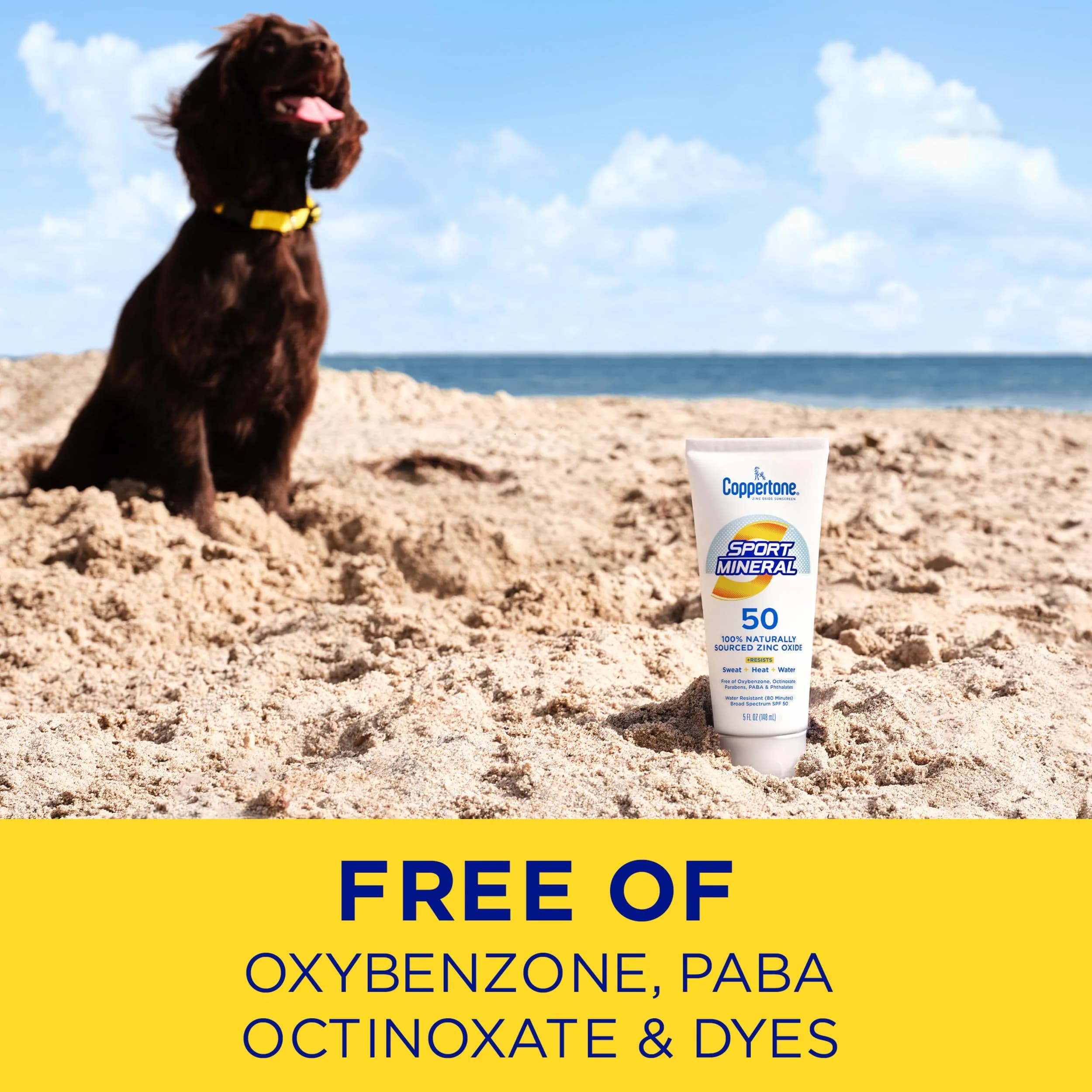 Coppertone Sport Mineral Sunscreen Lotion SPF 50, 148ml (5 Fl Oz) | High Performance Protection - view 8