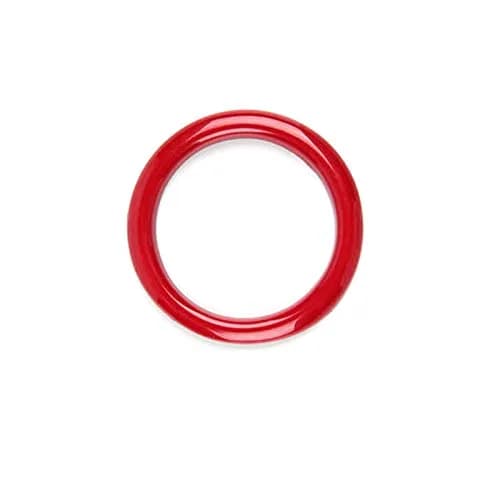 Asrnten Aluminum Ring Emblem Sticker for Porsche 911 718 Cayenne Macan Panamera, Red | Stylish Car Interior Accessory thumbnail 4