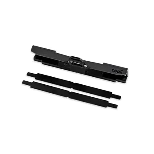 Tobii Gaming Eye Tracker Mounting Kit - Flex Mount & Metal Plate Mounts | Adjustable Black Metal thumbnail 1