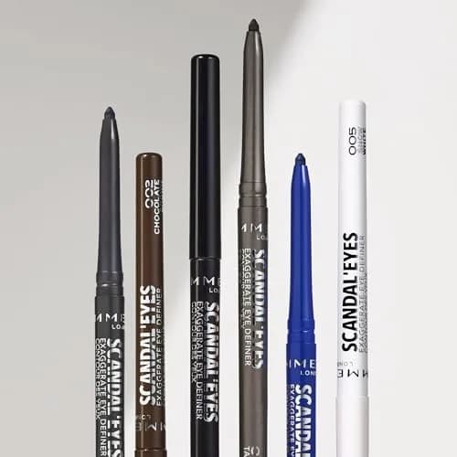 Rimmel Scandaleyes Exaggerate Eye Definer, 001 Intense Black | Waterproof, 24-Hour Smudge-Proof Eyeliner Pen thumbnail 2