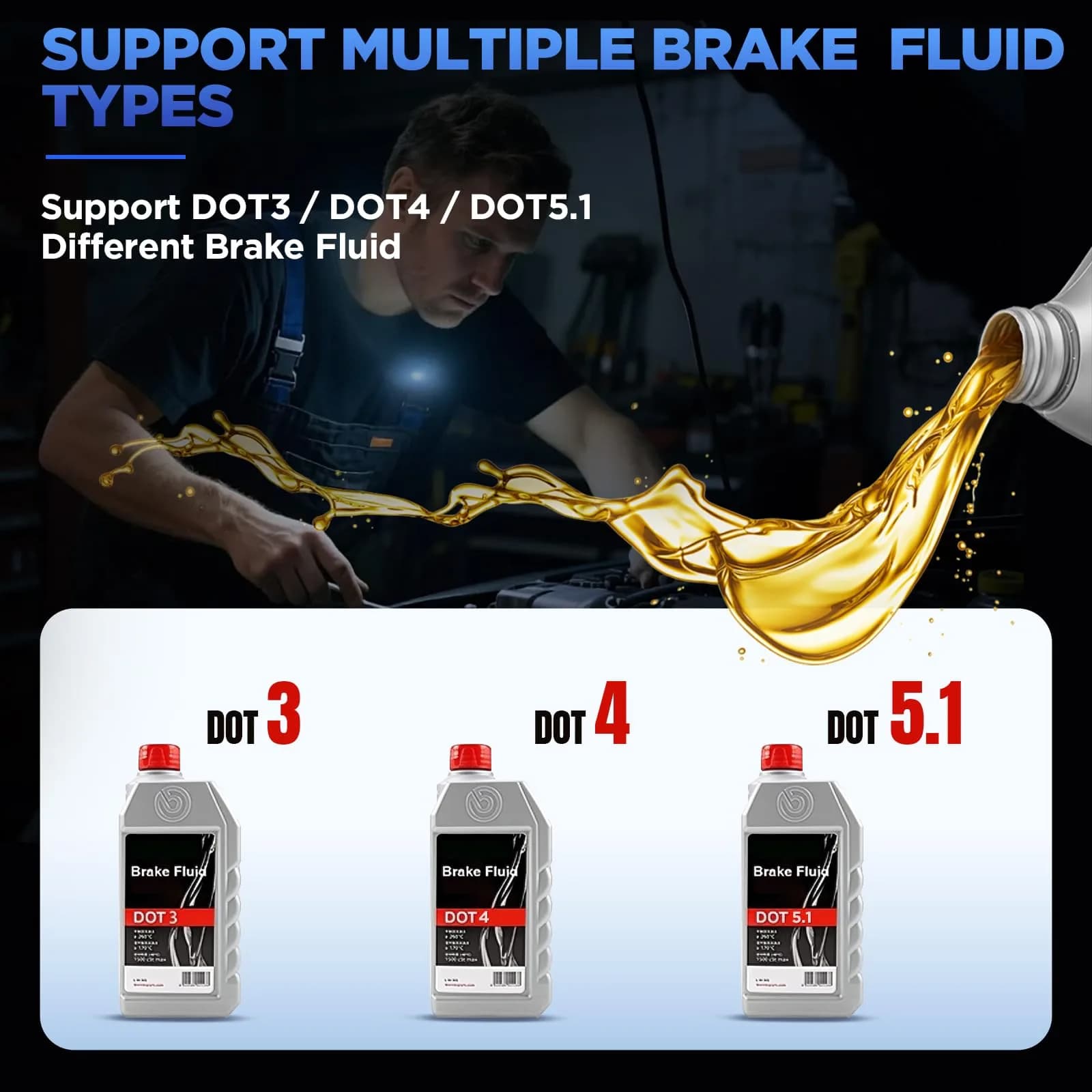KINGBOLEN BF200 Brake Fluid Tester | High Precision Moisture Analyzer with LCD Screen & Audible Alarm - view 3