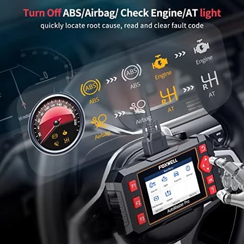 FOXWELL NT604 Elite OBD2 Scanner ABS SRS Transmission | Reads Codes for Engine, Airbag, Transmission, ABS Systems thumbnail 4