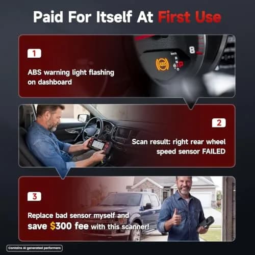 FOXWELL NT604 Elite OBD2 Scanner ABS SRS Transmission | Reads Codes for Engine, Airbag, Transmission, ABS Systems thumbnail 5