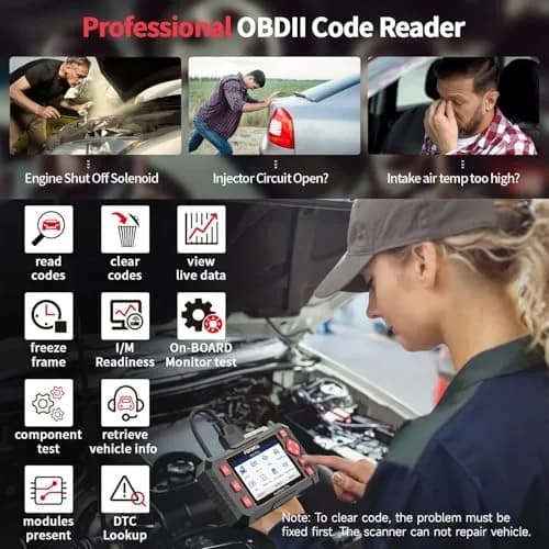 FOXWELL NT604 Elite OBD2 Scanner ABS SRS Transmission | Reads Codes for Engine, Airbag, Transmission, ABS Systems thumbnail 6