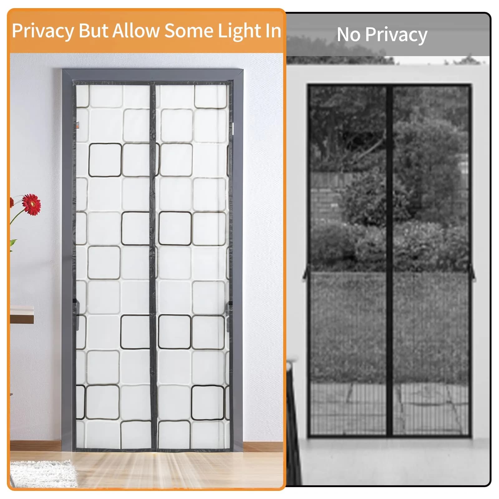 PICK FOR LIFE Magnetic Thermal Insulated Door Curtain 36x96 | Keep Warm & Cool, Pet & Kid Friendly thumbnail 7