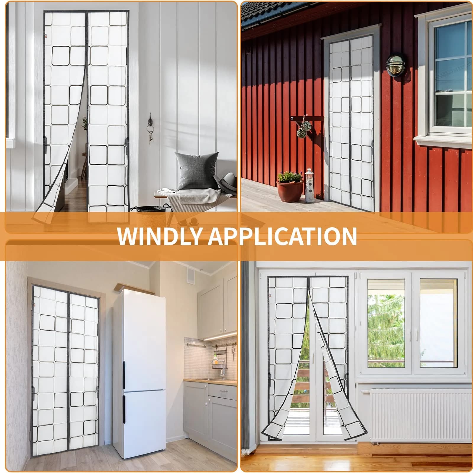PICK FOR LIFE Magnetic Thermal Insulated Door Curtain 36x96 | Keep Warm & Cool, Pet & Kid Friendly thumbnail 9