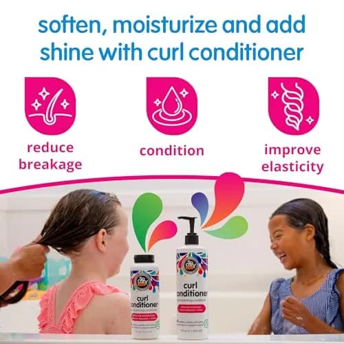SO COZY Curl Conditioner for Kids Curly Hair 21 Fl Oz (621ml) | Softens Dry & Unruly Curls with Mango Seed Butter, Rice Protein & Papaya Extract thumbnail 2