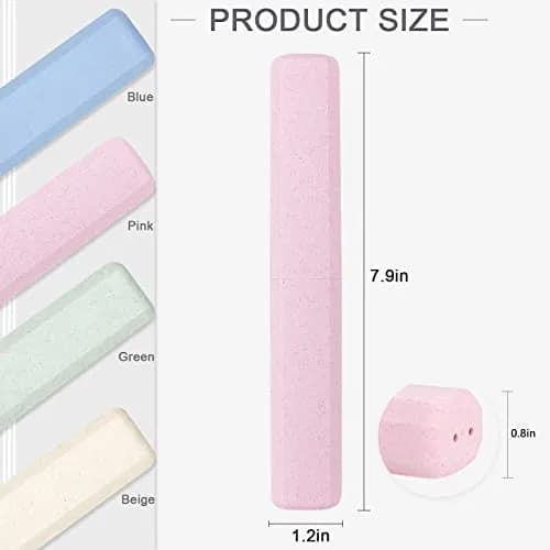 Mulbozy 4 Packs Portable Travel Toothbrush Case | Breathable Plastic Holder for Home, Travel, Camping, School thumbnail 6