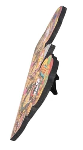 Vils Lord Jagannath Balram Subhadra Divine Blessing Photo Frame 12cm X 20cm (4.5 inch X 8 inch) | Multicolor Wood and Plastic Sculpture thumbnail 2