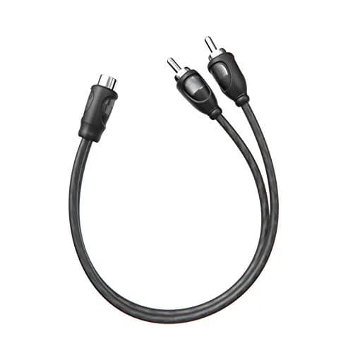ROCKRIX 1 Female to 2 Male RCA Audio Y Adapter Splitter Cable 0.3m (1ft) | Noise Rejection for Clearer Sound thumbnail 2