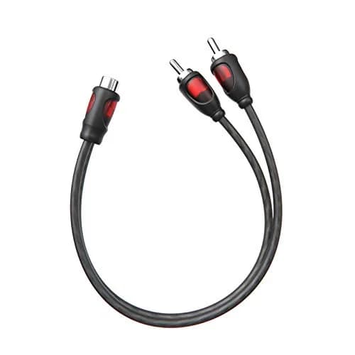 ROCKRIX 1 Female to 2 Male RCA Audio Y Adapter Splitter Cable 0.3m (1ft) | Noise Rejection for Clearer Sound thumbnail 3