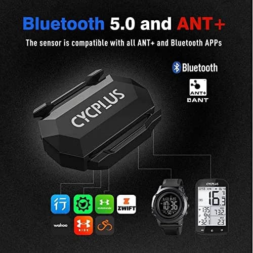 CYCPLUS C3 Speed & Cadence Sensor x2 | Bluetooth & ANT+ Waterproof 38mm×29.5mm×9.5mm thumbnail 4