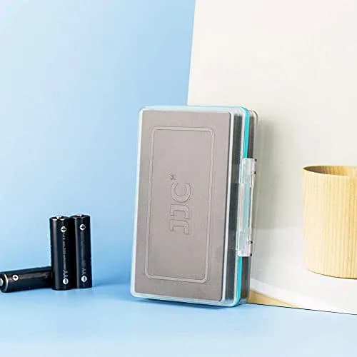 JJC AA Battery Case Holder, Storage Organizer for 8 Double A/14650 Battery | Compact, Durable & Water-Resistant thumbnail 8