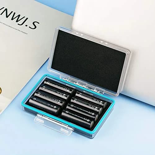 JJC AA Battery Case Holder, Storage Organizer for 8 Double A/14650 Battery | Compact, Durable & Water-Resistant thumbnail 9