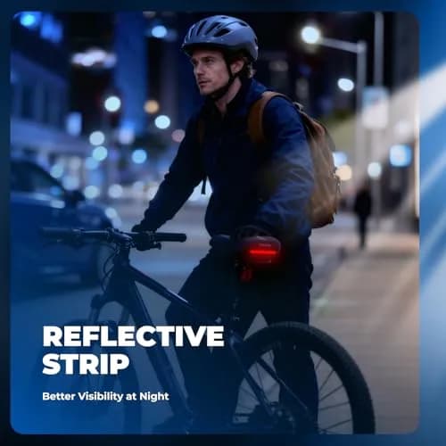 ROCKBROS Bike Seat Cushion Wide Waterproof Soft Foam for Men Women | Dual Shock Absorbing Comfort thumbnail 4