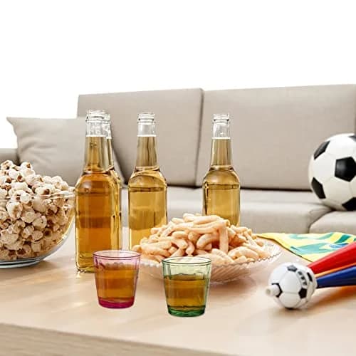 Hedume Set of 6 Premium Plastic Drinking Glasses 10.5 Oz | Stackable, BPA Free, Assorted Colors thumbnail 7