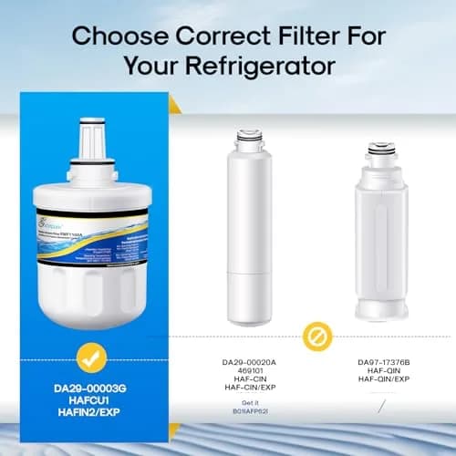 EXCELPURE DA29-00003G Refrigerator Water Filter 3 Pack | NSF Certified, 99.99% Sediment & Turbidity Removal, Compatible with Samsung thumbnail 2
