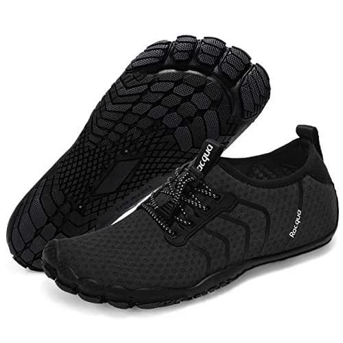 Racqua Water Shoes Quick Dry Barefoot Shoes for Men Women Black 13W/12M | Ultra-Light, Breathable, Non-Slip thumbnail 1