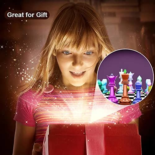 Endoto 3D Chess Piece Resin Mold Set, 16 Pieces | Full Size Silicone Casting Kit thumbnail 5