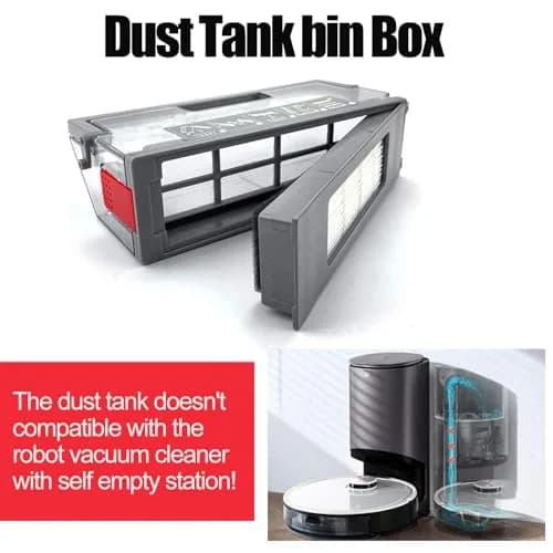 Chuancheng Dust Bin Box for ECOVACS Deebot T8 N8 T5 N5 950 Robotic Vacuum Cleaner | 209g (0.46lb) thumbnail 2