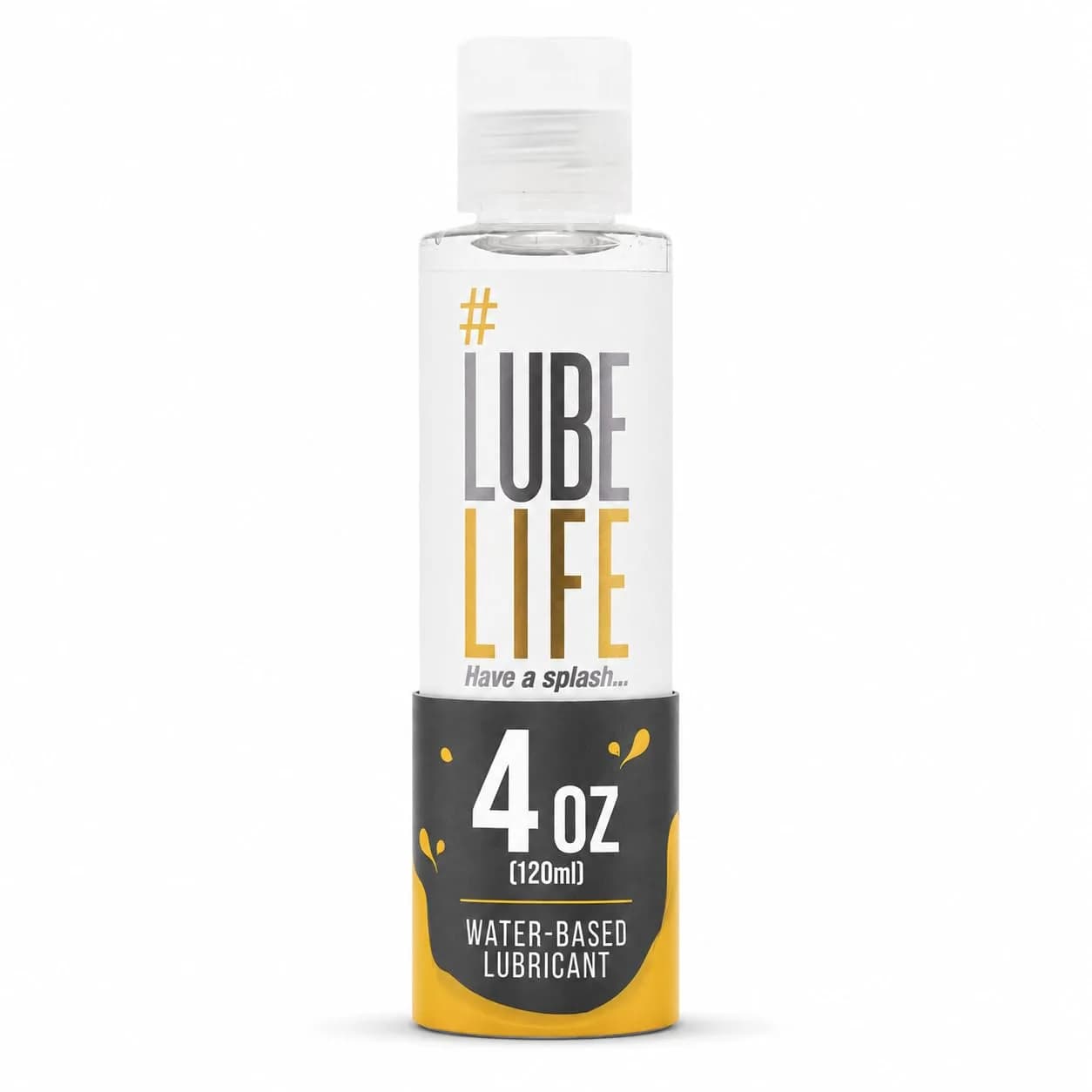 LubeLife Water Based Lube Personal Lubricant 4 Fl Oz | Safe, Long-Lasting, Easy Clean
