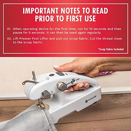SINGER Stitch Quick+ Portable Cordless Mending Machine Bundle | Two-Thread Stitching, 39-Piece Accessory Kit thumbnail 5