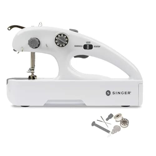 SINGER Stitch Quick+ Portable Cordless Mending Machine Bundle | Two-Thread Stitching, 39-Piece Accessory Kit thumbnail 1