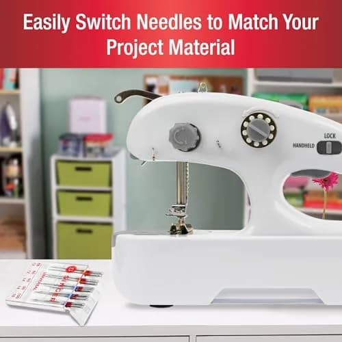 SINGER Stitch Quick+ Portable Cordless Mending Machine Bundle | Two-Thread Stitching, 39-Piece Accessory Kit thumbnail 7