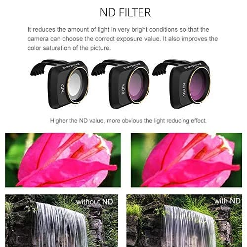 GLOBACT Len Filter for DJI Mini 4K/2/Mavic/SE/2 SE CPL UV ND4 ND8 ND16 ND32 | Camera Lens Filter Set for DJI Drones thumbnail 8