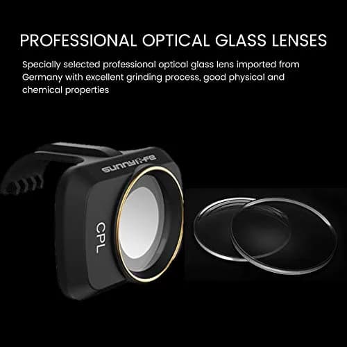 GLOBACT Len Filter for DJI Mini 4K/2/Mavic/SE/2 SE CPL UV ND4 ND8 ND16 ND32 | Camera Lens Filter Set for DJI Drones thumbnail 3