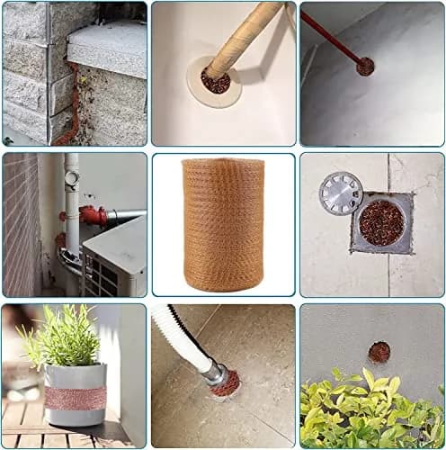SOTEE Copper Mesh 5 Inches x 30 ft | Pure Copper Fill Fabric for Hole Blocking thumbnail 7