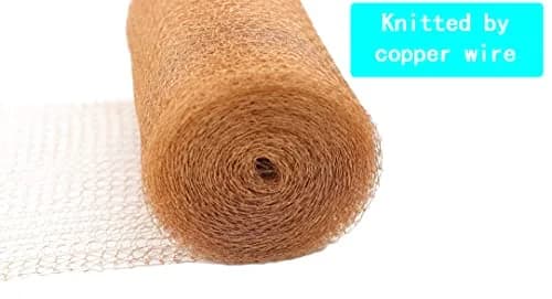 SOTEE Copper Mesh 5 Inches x 30 ft | Pure Copper Fill Fabric for Hole Blocking thumbnail 2