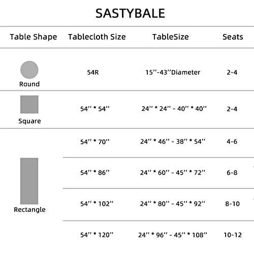 JSFLY Waterproof Linen Tablecloths Rectangle Dining 54"x70" | Durable Water-Resistant Fabric thumbnail 6