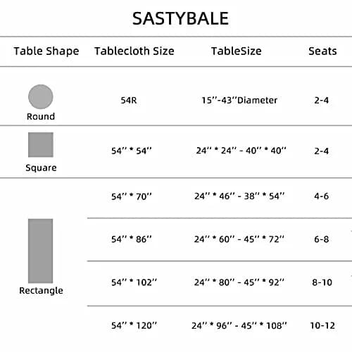 JSFLY Waterproof Linen Tablecloths Rectangle Dining 54"x120" | Waterproof & Easy Care thumbnail 6