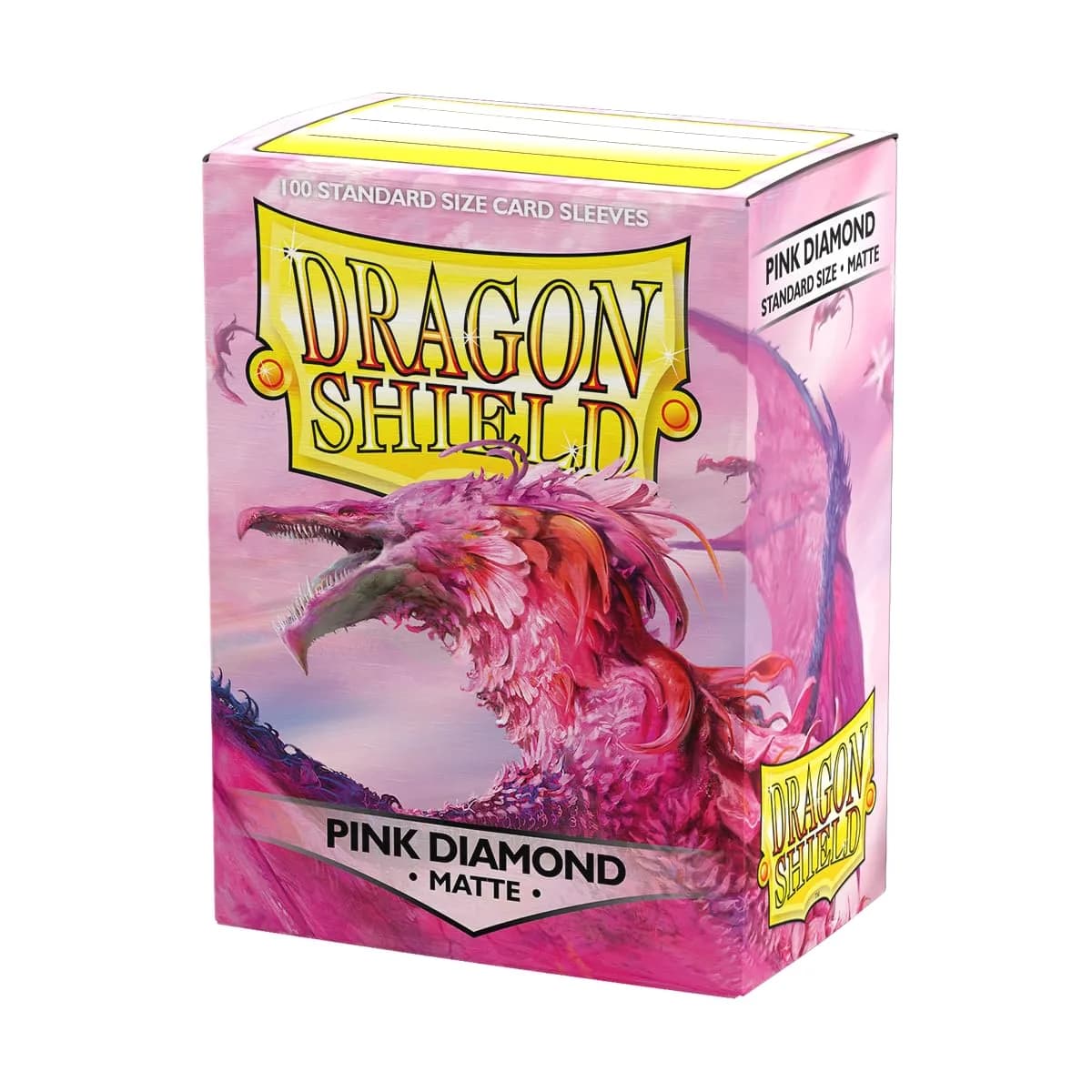 Dragon Shield Standard Size Matte Card Sleeves 100 CT Pink Diamond | Premium TCG Protection - main product image