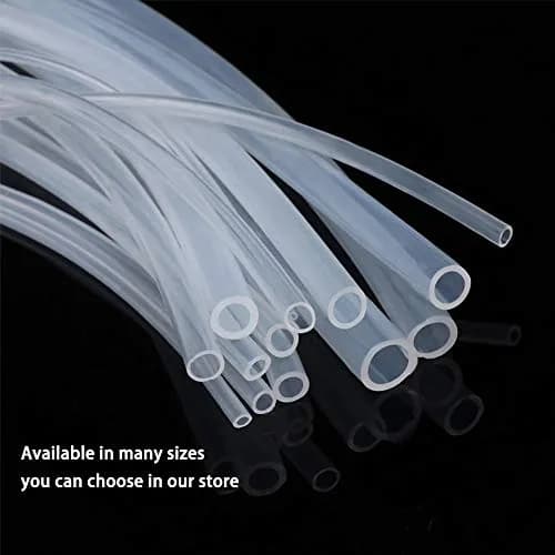 Hooshing Silicone Tubing 1mm ID x 2mm OD x 6.1m (20 Ft) Clear | Food Grade Flexible Rubber Hose for Brewing & Water Transfer thumbnail 5