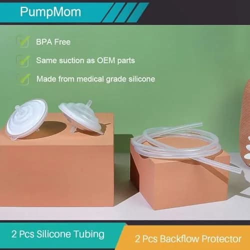 PUMPMOM-US Backflow Protector & Tubing for Spectra | Safe, Food-Grade, 36-inch Length thumbnail 4