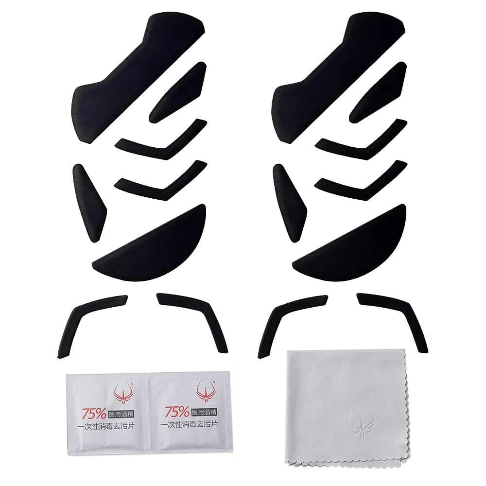 HUYUN Mouse Skates Pads for G304 & G305 | Smooth Curved Mouse Feet | Compatible with Lightspeed Gaming Mouse — For G302/G303