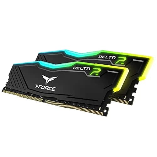 TEAMGROUP T-Force Delta RGB DDR4 32GB (2x16GB) 3200MHz CL16 Desktop RAM | 120° RGB Lighting thumbnail 5