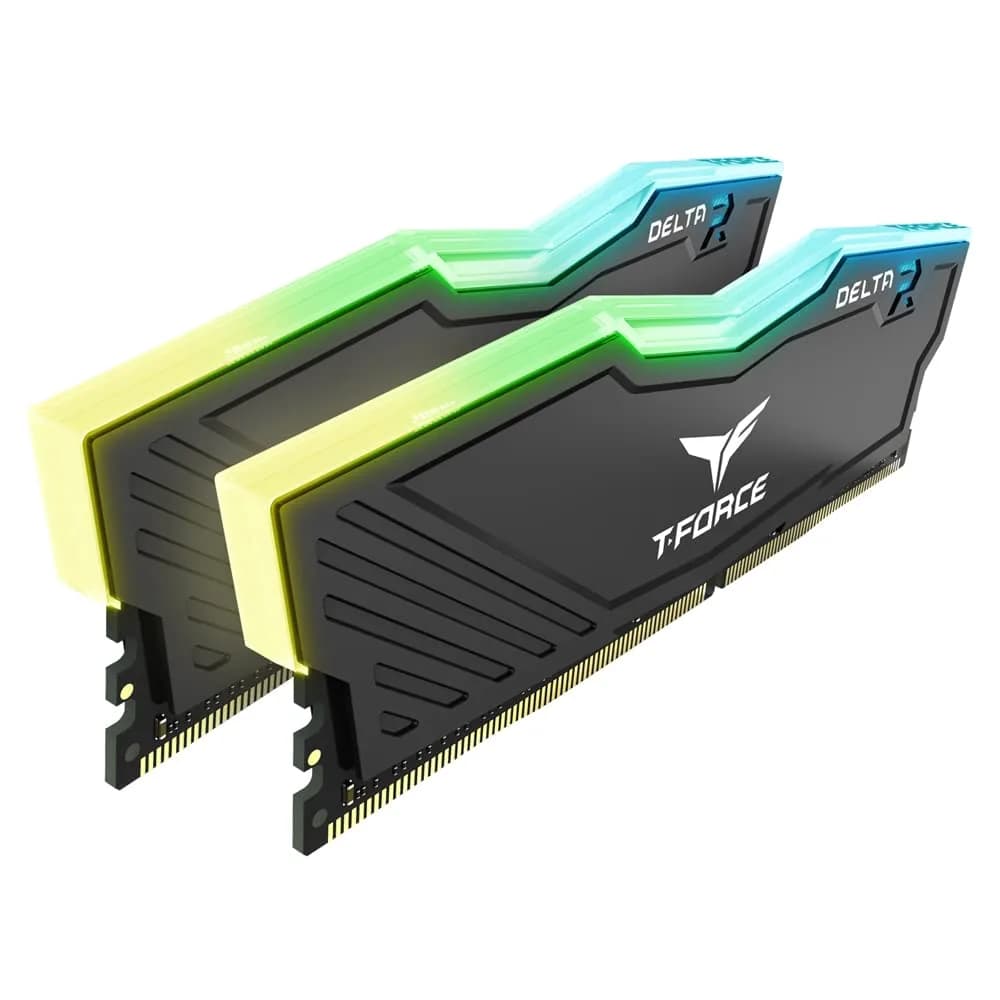 TEAMGROUP T-Force Delta RGB DDR4 32GB (2x16GB) 3200MHz CL16 Desktop RAM | 120° RGB Lighting - view 6