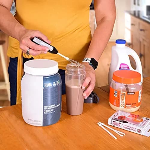 Norpro 2273C Mini Mixer Black 10cm (4in) | Portable Cordless Handheld Blender for Travel & Small Batches thumbnail 7