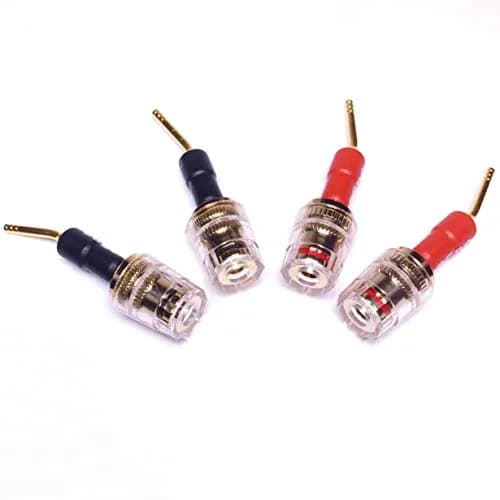 CNCESS Pin Banana Plug to 4mm Female Banana Jack (Screw-Type to 4mm) | Secure Speaker Wire Connection thumbnail 3