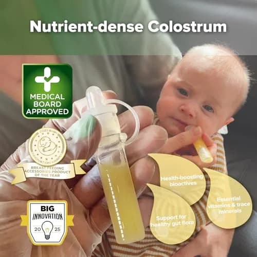 haakaa Colostrum Collector Kit for Newborns, 4ml (0.1 Fl Oz) - 12 Count thumbnail 2