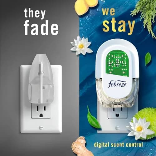 Febreze Ocean Scent Plug In Air Freshener Refills, 0.87 Fl Oz (26ml) Each | Fade Defy Technology for 50 Days thumbnail 5