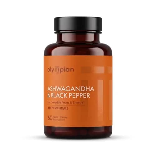 Olympian Labs Organic Ashwagandha with Black Pepper Supports Brain, Muscle & Memory - 60 Vegan Capsules thumbnail 1