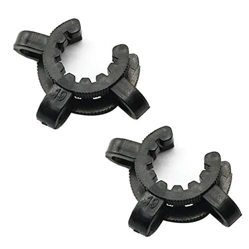 PZRT Plastic Joint Clips Set 8pcs (14mm, 19mm, 24mm, 29mm) | Lab Keck Clamp for Glass Ground Joints thumbnail 6
